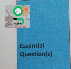How to Draft Essential Questions in Lesson Planner with Examples