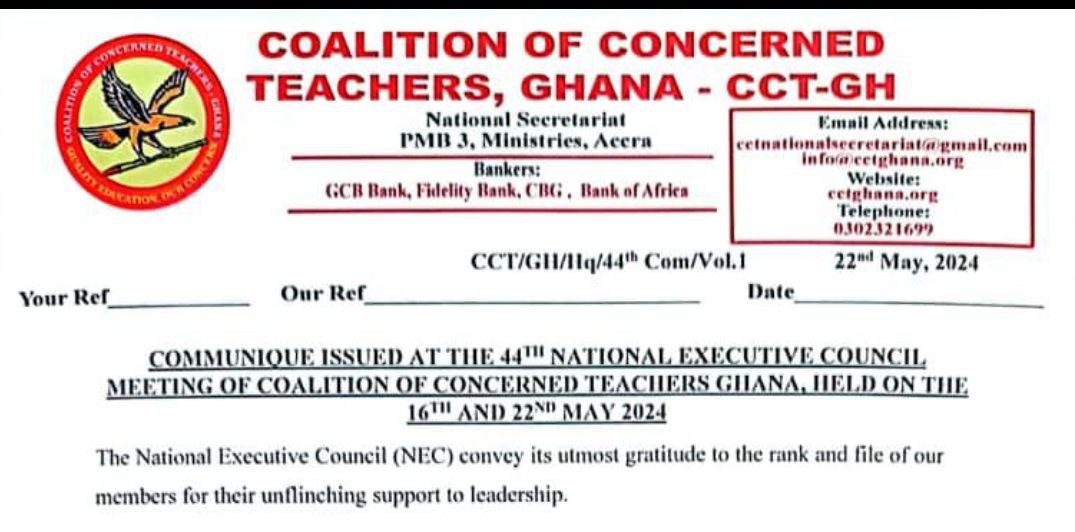 We are Sure Negotiations Will Conclude Before 19th June 2024 – CCT-GH