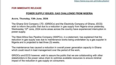 Dumsor Alert by GRIDCO and ECG
