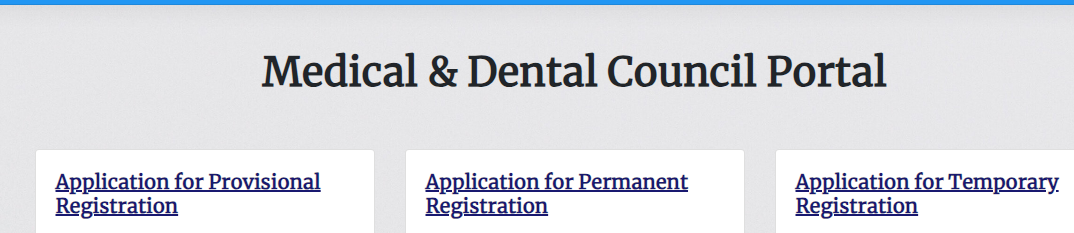 Medical and Dental Council Portal | MDC Practitioners
