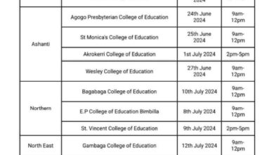 NTC Induction of Newly Trained Teachers Timetable