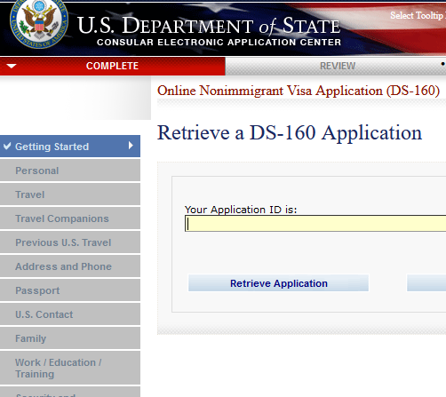How To Retrieve Ds 160 Form After Submission Archives GESI360