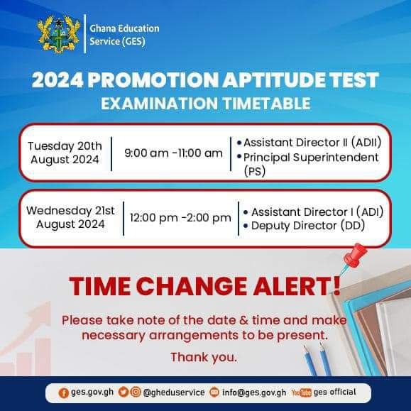 Time change ges promotion