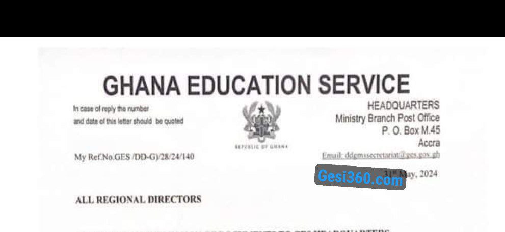 Request for Update of Records by GES Staff