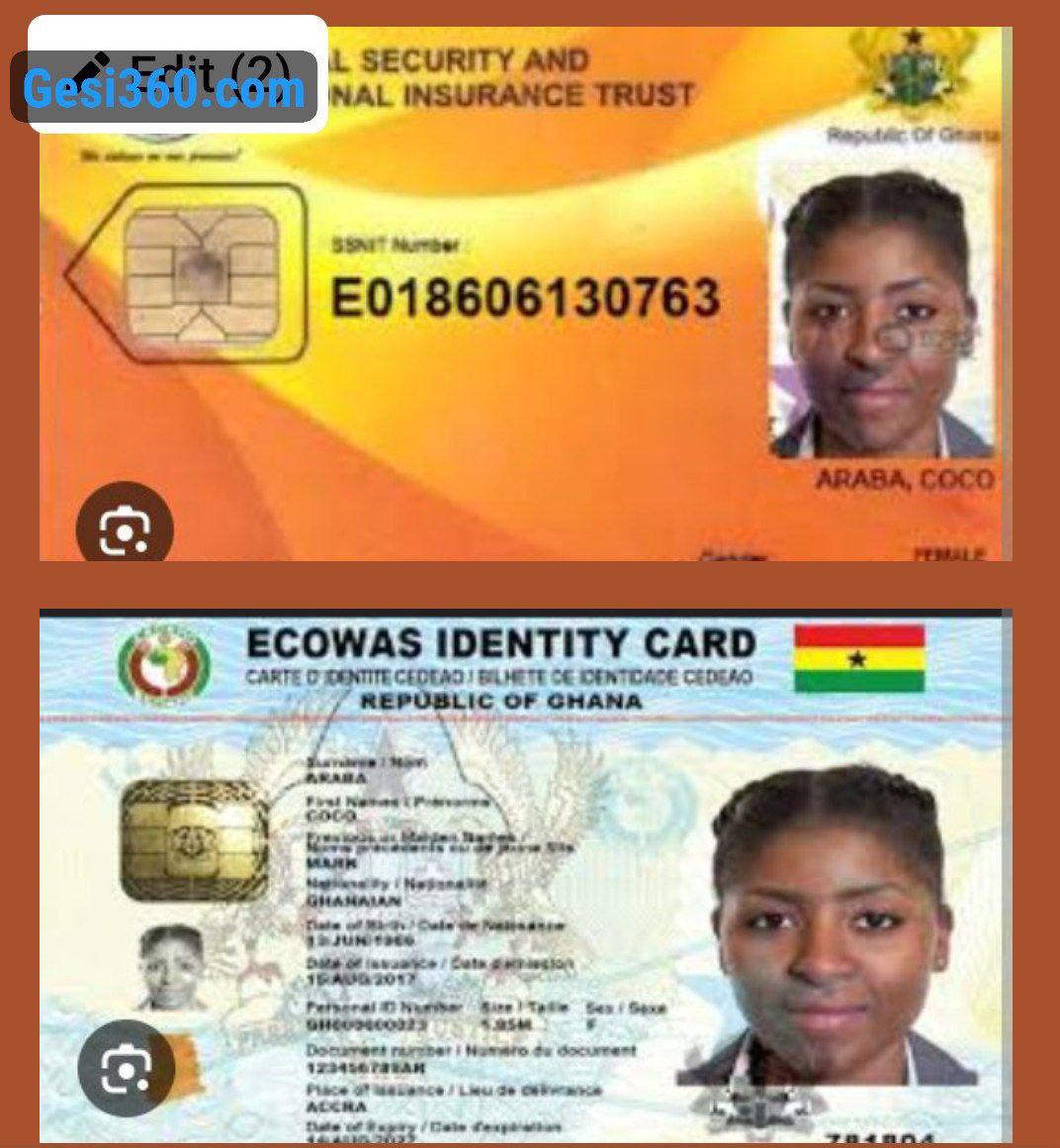 How To check if your SSNIT and NIA numbers (Ghana Card)  have been merged