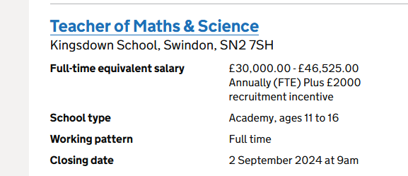 Visa Sponsorship Teaching Jobs in the UK