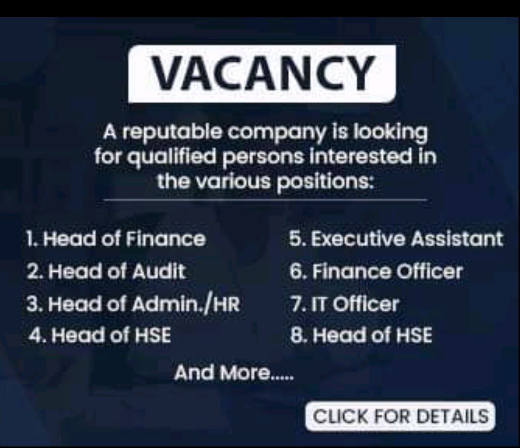 Multiple Job Vacancies Opened in Ghana Apply