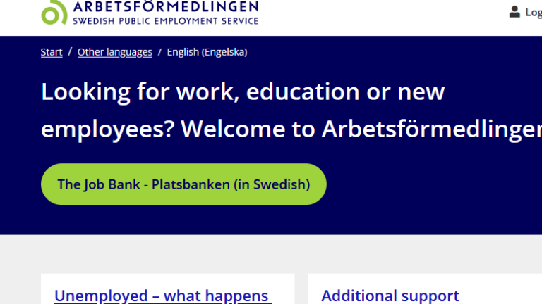 How to Get Visa Sponsorship Jobs in Europe: Sweden’s Government Websites
